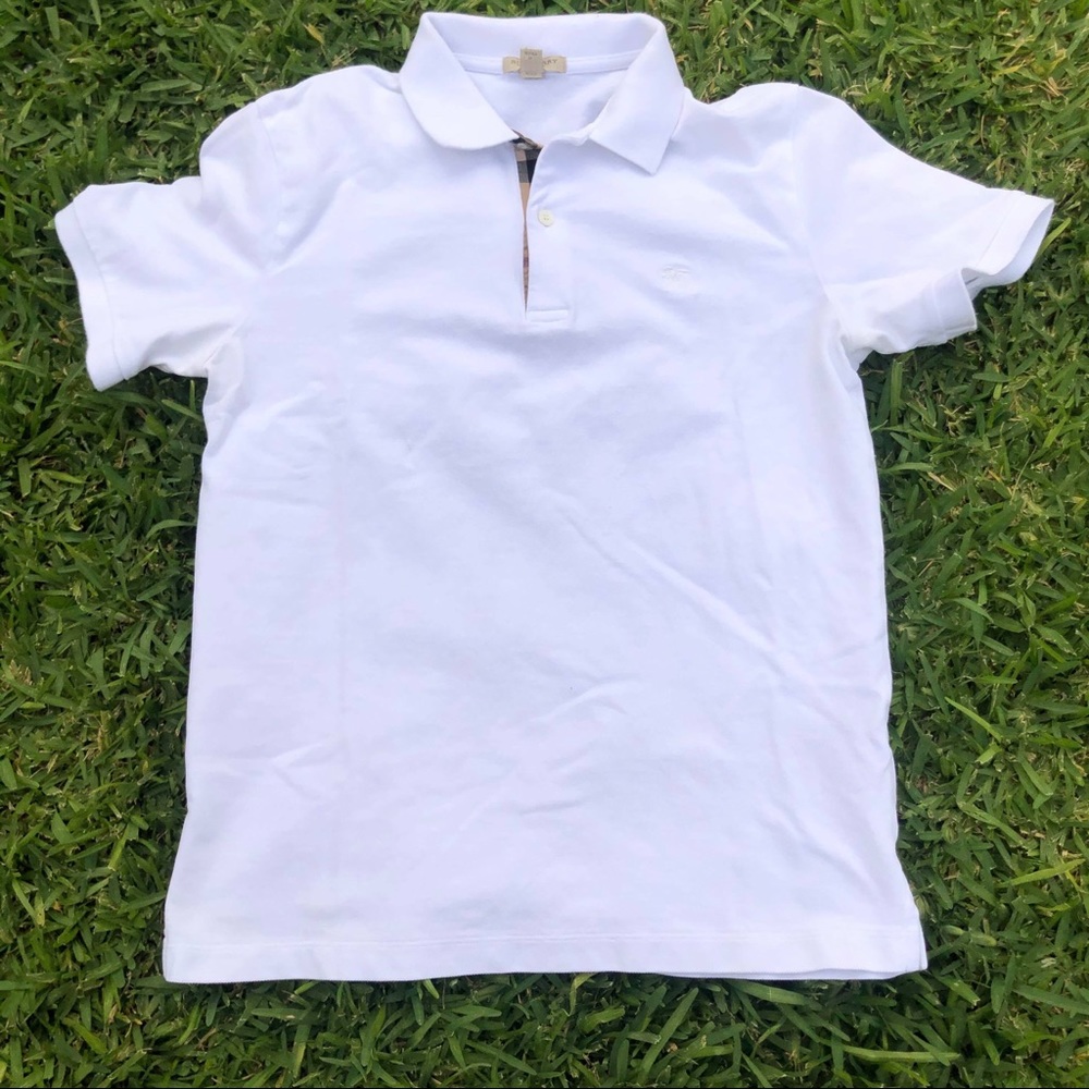 BURBERRY men polo shirt size medium